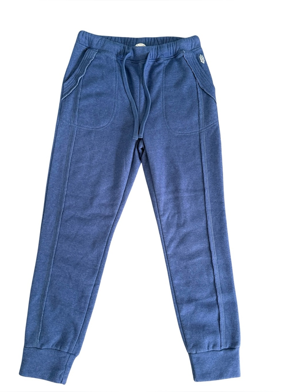 Free People Movement Indigo Blue Work It Out Jogger Size small - Picture 2 of 10